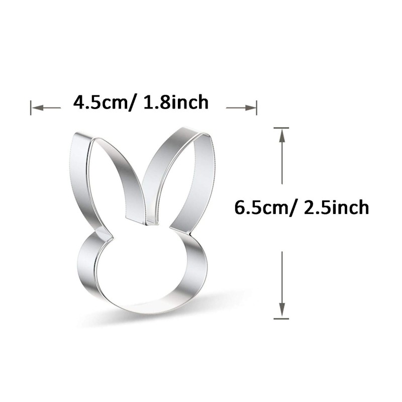 WDYJMALL Rabbit Bunny Shape Cookie Cutter - E