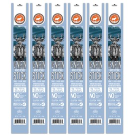PEARSON RANCH Venison Meat Sticks 1 Ounce Venison Jerky Sticks Pack of 6 - Exotic Meat, Low-Carb, Gluten-Free, MSG-Free, High Protein, Paleo and Keto Friendly, Game Meat Sticks