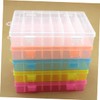 Zerodeko 5pcs Detachable Storage Box with Cover Compartment Organizer for