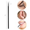 Tbestmax 500 cepillos desechables para microaplicador, microhisopos, pestañas de ojos,