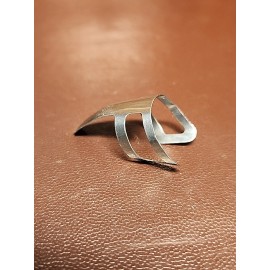 Alice Set of 4 Alice Guitar Picks Stainless Steel Finger Metal Plectrums 0.3mm