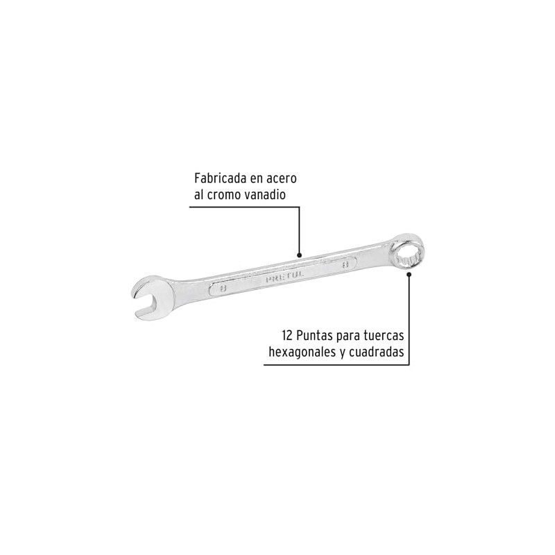 Pretul LL-2008MP, Llave combinada milimétrica de 7 mm