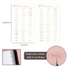 DY.2ten Transparent Folder Dividers A5 6 Holes 14 Sheets /