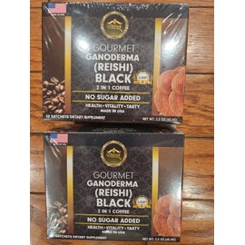 ETERNAL 2 ETERNAL GOURMET REISHI BLACK 2 IN 1 NO SUGAR ADDED 30 SACHETS EACH  12/2024