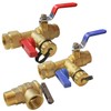 Xiny Tool 3/4-Inch IPS Isolator Tankless Water Heater Service Valve