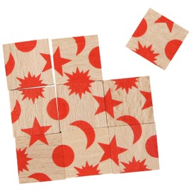 Bartl 102057 Mini Wooden Puzzle The Starry Sky Made of 9 Small Wooden Plates