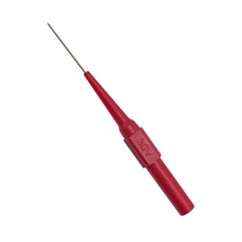 Aoowei Banana Plugs 4mm for Multimeter,Sharp Stainless Steel and Flexible Silicon Back Probe Pin(5 colors) 5 Pcs