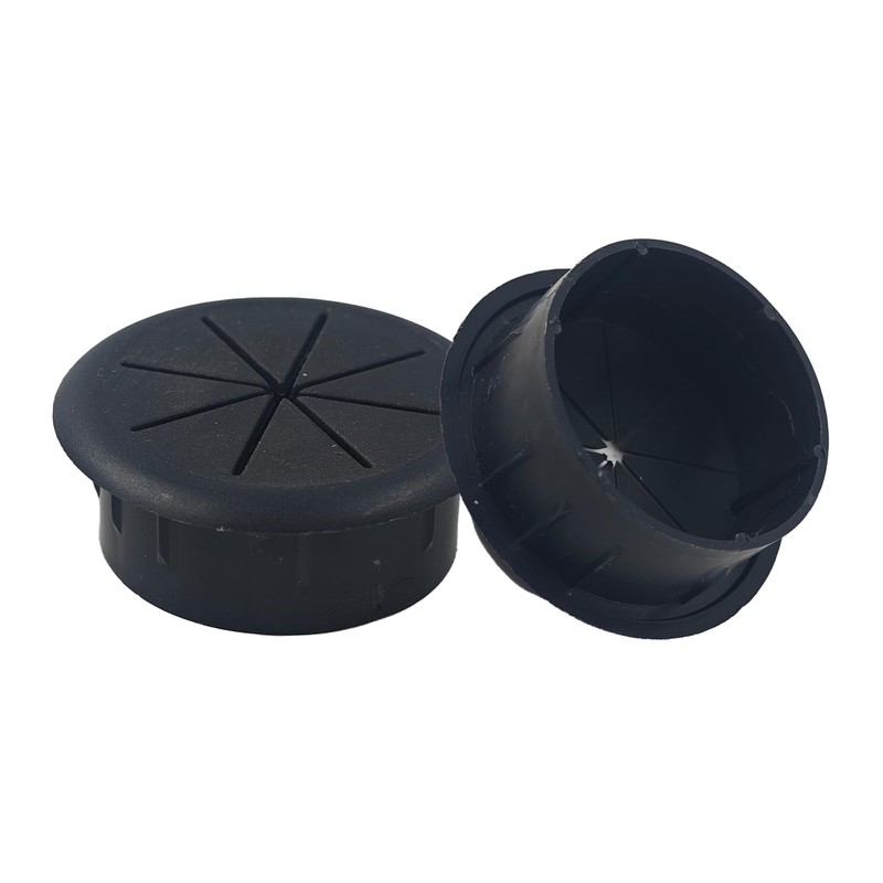 AUXBC 2PCS 2 Inch Flexible ABS Desk Grommet, Cable Cord