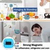 2 Pack Kitchen Timers Loud Ring Digital Timers for Cooking