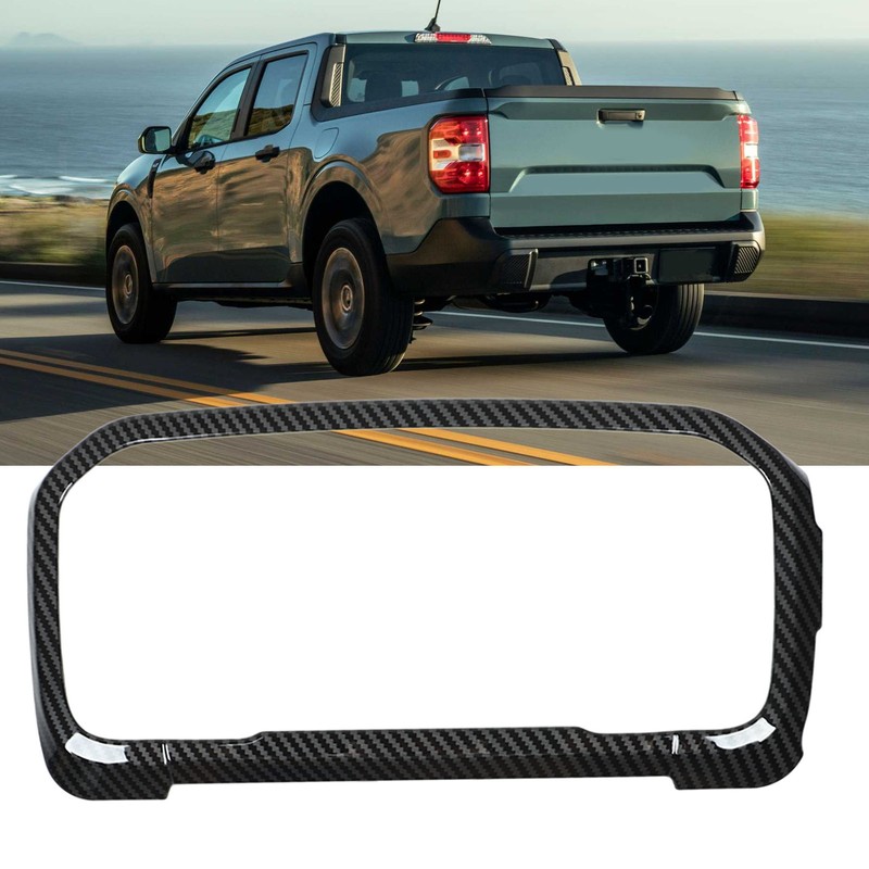 Dashboard Panel Decorative Trim Carbon Fiber Look Easy Clean Replacement
