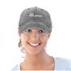 DALIX Delta Gamma Cursive Fraternity - Gorra bordada para mujer,