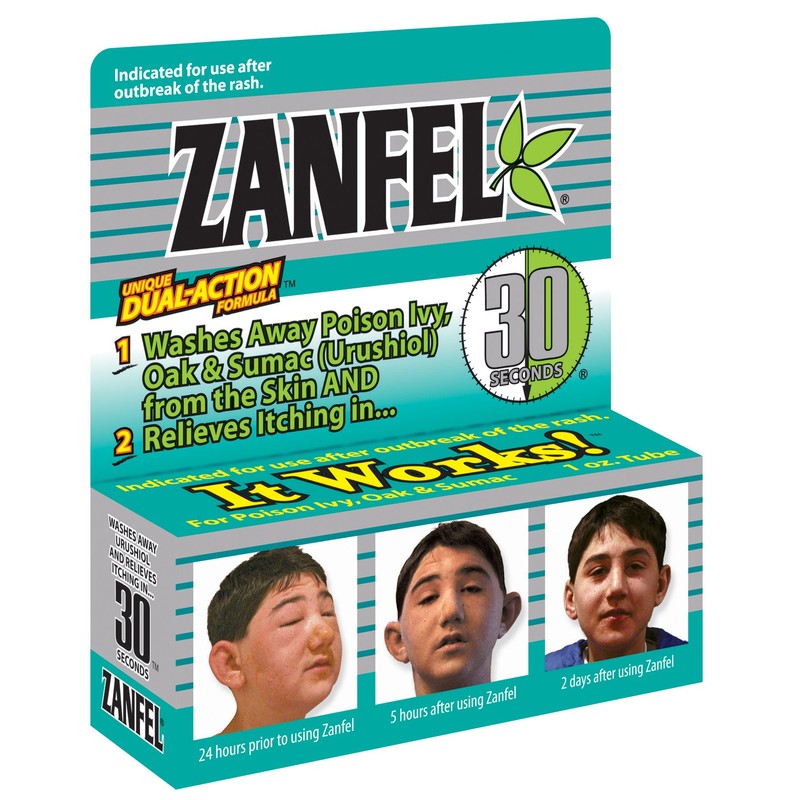 ZANFEL - Poison Ivy, Oak & Sumac Wash: Topical Solution