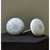 ARTISNO Hand Painted Mandala Ceramic Cabinet Drawer Pull/Use for Cupboard,
