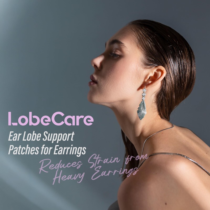LobeCare - 180(90 x 2 Pack) Clear Ear Lobe Support