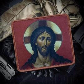 Jesus Patches Military Fun Patch For Tactical Clothing Backpack Baseball Cap Vest Dog Harness (Rescue Non-Human Beings)