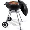 Duke Grills Omaha Charcoal Kettle BBQ Grill - 18” x
