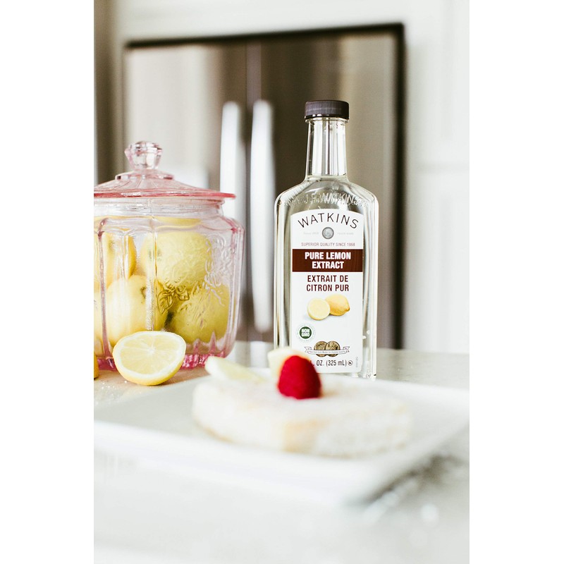 Watkins Pure Lemon Extract, 11 oz. Bottle, 1 Count (Packaging