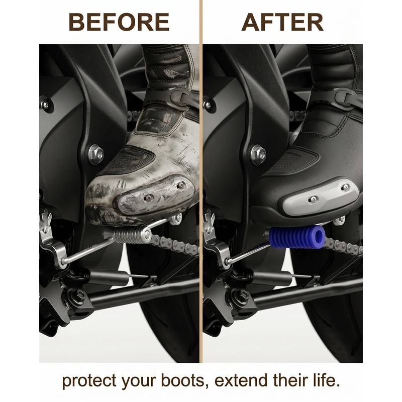 FIMWOLZ Motorcycle Gear Lever Rubber Cover Pack of 2 8