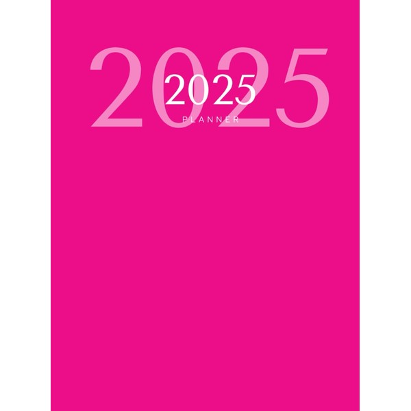 2025 Diary – A4 Week per page plus Monthly Planning