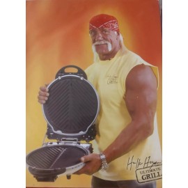 Hulk Hogan Ultimate Grill Rare Hulk Hogan Ultimate Grill Promotional Photo - 8.5"X11 - WWE
