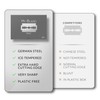 My-Blades® - Silver - 100 German Steel Razor Blades -