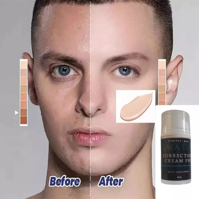 smassh Pantalla Solar Masculino Con Color F50 Efecto Mate 50gr