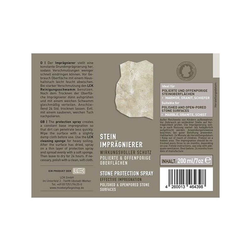 Stone Care and Cleaning Kit, 200 mL