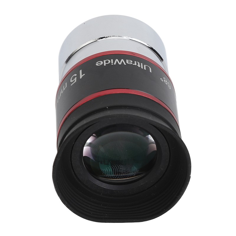 1.25in 15mm 68 Degree Ultra Wide Angle Eyepiece for Telescope