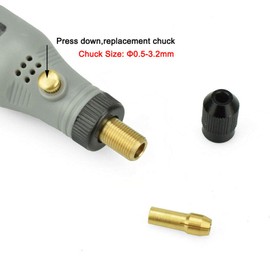 Fahgaer 10W Hobby Craft Mini Drill Grinder Rotary Tool Set Modeling Polishing Drilling - Grey