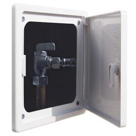 EASY-EXS Access Panel 6x6 with Door (Max Service Opening 4.3x4.3) Plastic White (Small 6" x6'')
