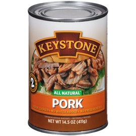 Keystone 6 Canned Pork, Keystone Meat 🇺🇸USA Made, 14.5 oz Exp 8/2029 Survival Food