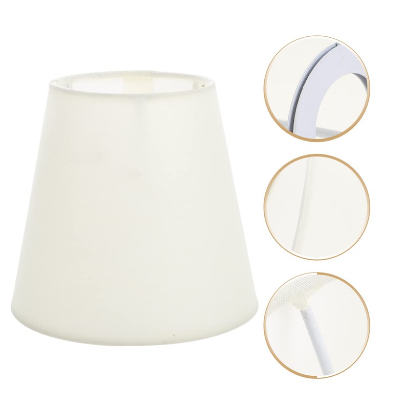 KESYOO Lamp Shade with Catch Only Umbrella Replacement Tabletop Fabric