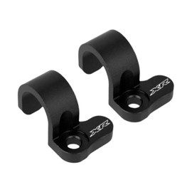 Fonowx 2 Pieces Rear Brake Line Clamps for Honda XR250 XR400, Black