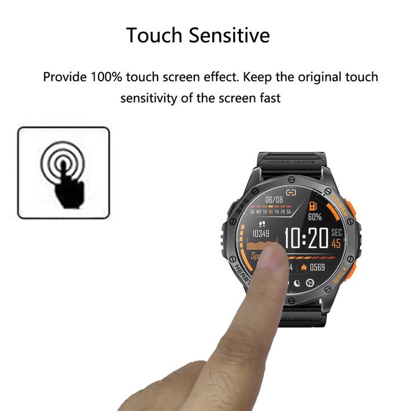 Futanwei [3 Pack] for Tiwain Military Smart Watch K67 Screen