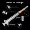 2.5ml/cc Syringe Measuring Tools 25G 25mm,Clear Graduations Suitable for Scientific