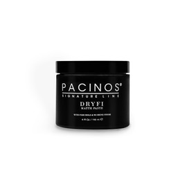 Pacinos dryfi 118 ml - Matte Hair Paste Men - No Shine & Flexible Hold - For Hair Styling with Natural Finish & Texture - Pomade Water-Based - Hair Wax Matte - Hair Wax Men