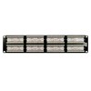 Vertical Cable Cat6 48 Port 19" Horizontal Rackmount 2U Patch