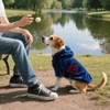 Pet Dog Bite Risk Embroidered Pacth Hook & Loop Funny