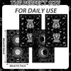 Bencailor 6 Pcs Gothic Kitchen Towels Ghost Skull Skeleton Star