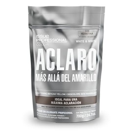 ISSUE Professional Polvo Decolorante para Cabello con Keratina Máxima Decoloración Color Rubio White & White 700gr