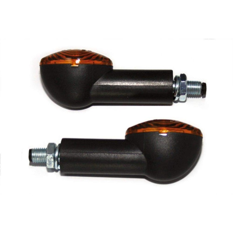 Shin Yo Blinker CATEYE,schwarz, lang, Glas getoent,E-gepr.