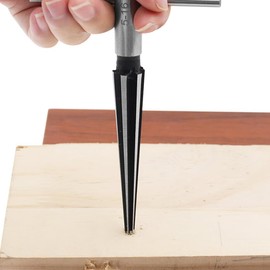 Yuentoen Pack of 5 Tapered Reamer, Hand Reamer, Tapered Drill, 3-13 mm and 5-16 mm, Sawtooth Drill, Taper Hand Reamer with Hex Shank for Guitar Woodworker Drilling Tool