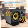 SUPVOX 2pcs High-density Speaker Isolation Pads Odorless Foam Cushion for