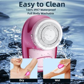 Aumtuw Mini Electric Shaver, Pocket Size Electric Shaver for Men Women, Rechargeable Easy One-Button, Portable Powerful Waterproof Electric Razor for Travel Office Business Trip (1Pack)