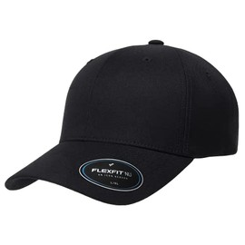 Flexfit Unisex Nu Baseball Cap, Black, Small-Medium