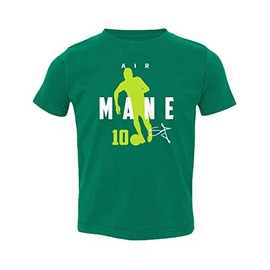 KING THREADS Senegal Football Air Mane 2022 World Soccer Fans Toddler T-Shirt (Green, 2T)