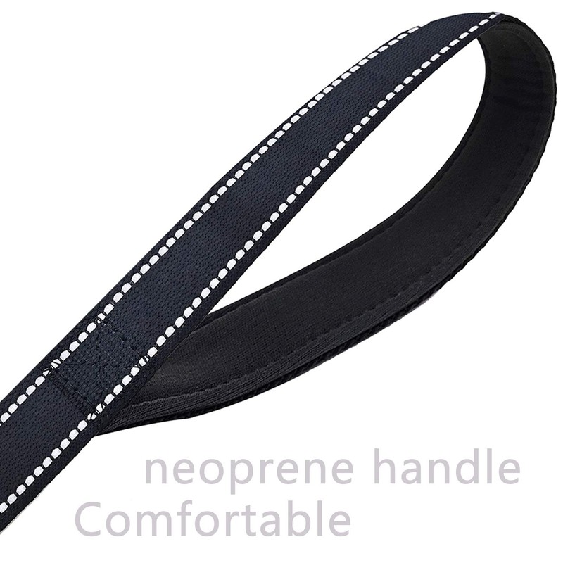CHMETE Short Dog Leash Heavy Duty Leash with Comfortable Padded