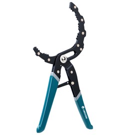 LIBRATON Oil Filter Wrench, 30 cm (12 Inch) Oil Filter Tool, Quick Adjustable Oil Filter Pliers with Spring Structure (60-120 mm Opening), One-Handed Operation, for Cars, Motorcycles and Trucks