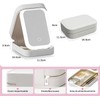 Caja de maquillaje con espejo LED ajustable – AntSay –