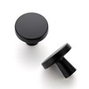 Ravinte 30 Pack Single Hole Matte Black Cabinet Knobs Kitchen